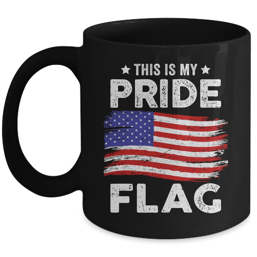 This Is My Pride Flag USA American 4th Of July Patriotic Mug | teecentury