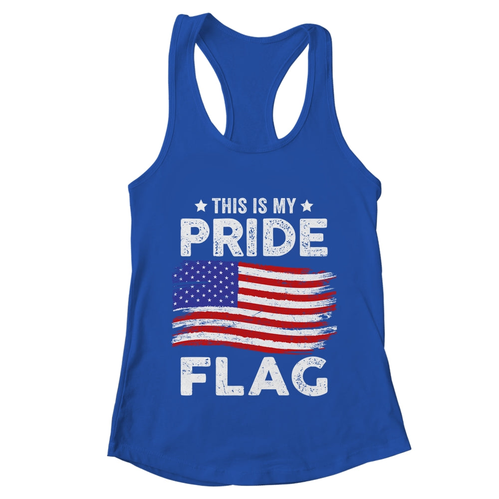 This Is My Pride Flag USA American 4th Of July Patriotic Shirt & Tank Top | teecentury