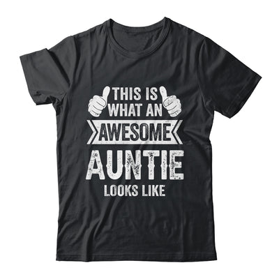 This Is What An Awesome Auntie Looks Like Mothers Day Cool Shirt & Tank Top | teecentury