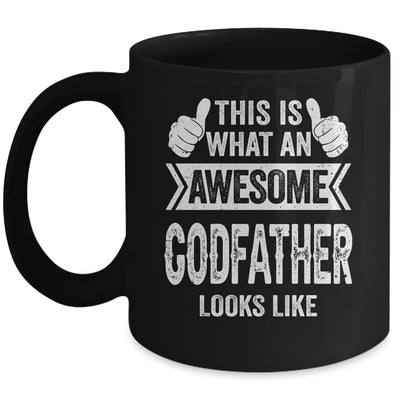This Is What An Awesome Godfather Fathers Day Cool Mug | teecentury
