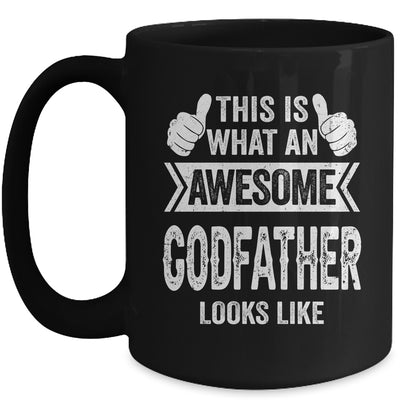 This Is What An Awesome Godfather Fathers Day Cool Mug | teecentury
