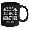 This Is What An Awesome Godmother Mothers Day Cool Mug | teecentury