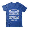 This Is What An Awesome Grandad Looks Like Fathers Day Cool Shirt & Hoodie | teecentury