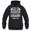 This Is What An Awesome Mamaw Looks Like Mothers Day Cool Shirt & Tank Top | teecentury
