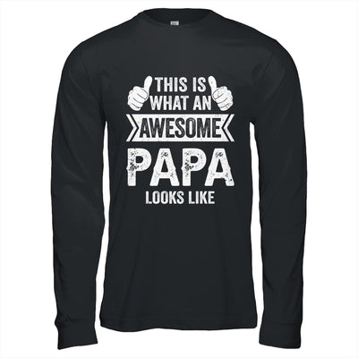 This Is What An Awesome Papa Looks Like Fathers Day Cool Shirt & Hoodie | teecentury