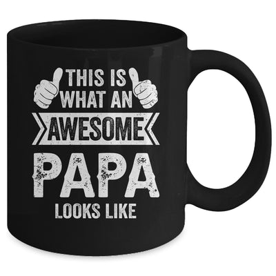 This Is What An Awesome Papa Looks Like Fathers Day Cool Mug | teecentury