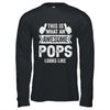 This Is What An Awesome Pops Looks Like Fathers Day Cool Shirt & Hoodie | teecentury