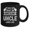 This Is What An Awesome Uncle Looks Like Fathers Day Cool Mug | teecentury