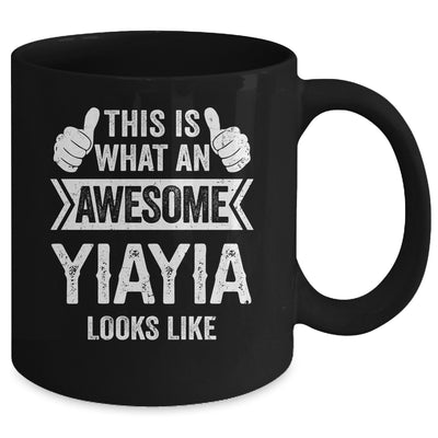 This Is What An Awesome Yiayia Looks Like Mothers Day Cool Mug | teecentury