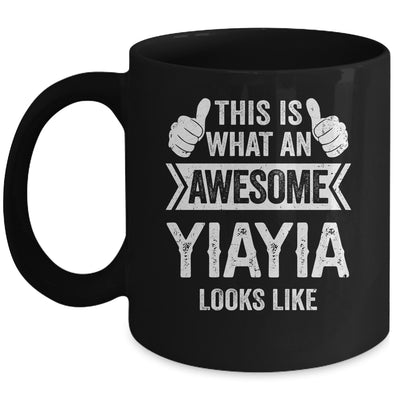 This Is What An Awesome Yiayia Looks Like Mothers Day Cool Mug | teecentury