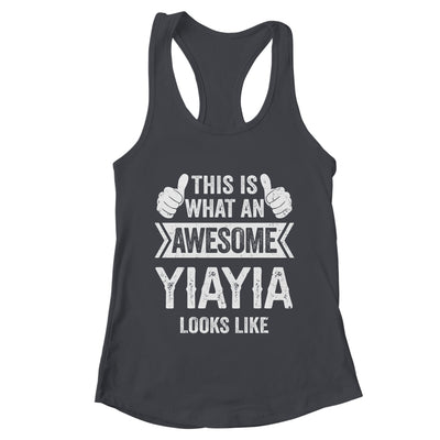 This Is What An Awesome Yiayia Looks Like Mothers Day Cool Shirt & Tank Top | teecentury