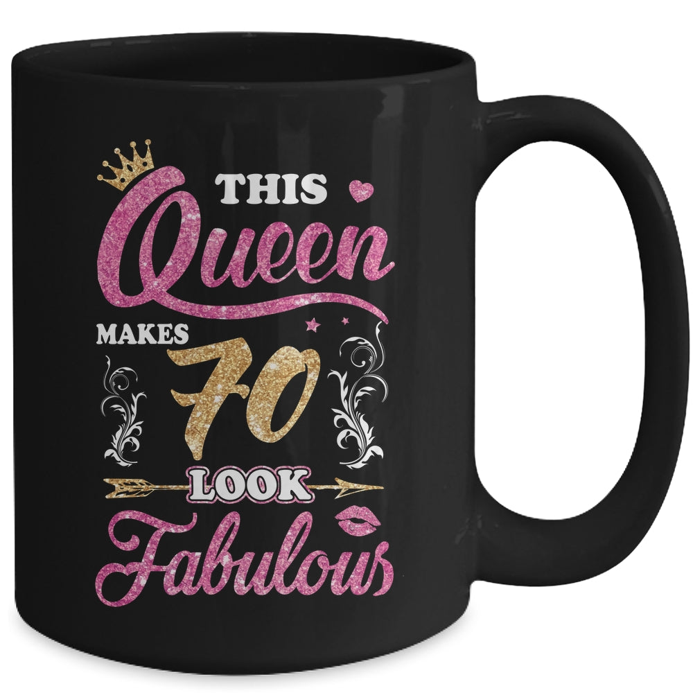 This Queen Makes 70 Look Fabulous 1956 70th Birthday Mug | teecentury