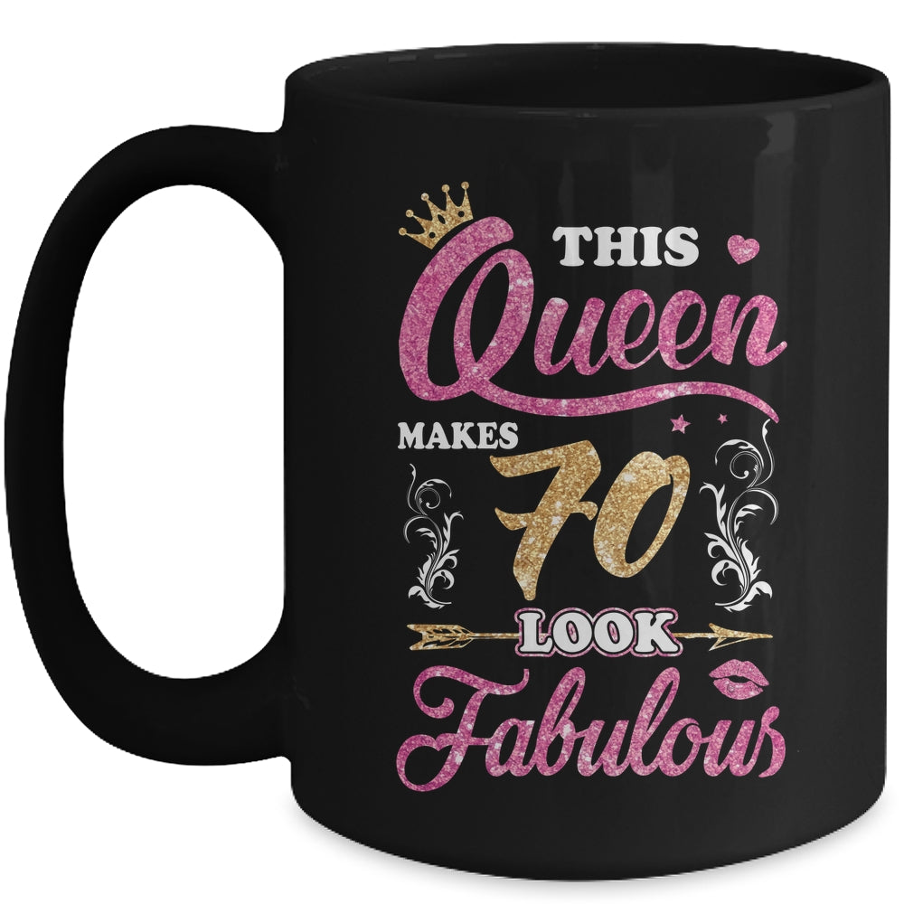 This Queen Makes 70 Look Fabulous 1956 70th Birthday Mug | teecentury