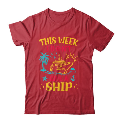 This Week I Don't Give A Ship Family Trip Cruise Retro Shirt & Tank Top | teecentury