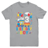 Three 3yr 3rd Kids Boys Girls Train Birthday Boy 3 Years Old Youth Shirt | teecentury