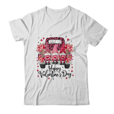 Three Gnomes And Leopard Truck Happy Valentine's Day Shirt & Sweatshirt | teecentury