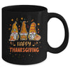 Three Gnomes Happy Thanksgiving Autumn Fall Pumpkin Spice Mug | teecentury