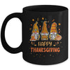 Three Gnomes Happy Thanksgiving Autumn Fall Pumpkin Spice Mug | teecentury