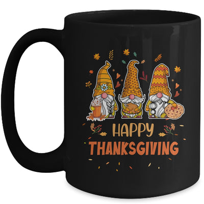 Three Gnomes Happy Thanksgiving Autumn Fall Pumpkin Spice Mug | teecentury