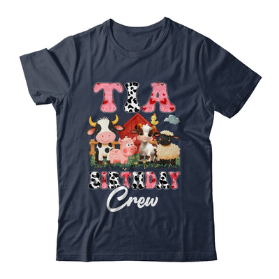 Tia Birthday Crew Farm Cow Birthday Boy Girl Family Shirt & Hoodie | teecentury