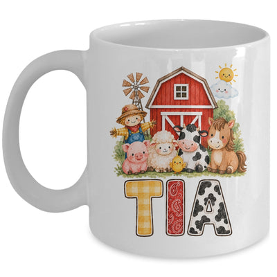 Tia Farm Cow 1St Birthday Girl Boy Matching Family Mug | teecentury