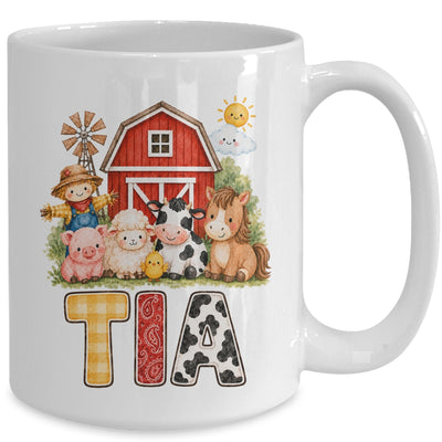 Tia Farm Cow 1St Birthday Girl Boy Matching Family Mug | teecentury