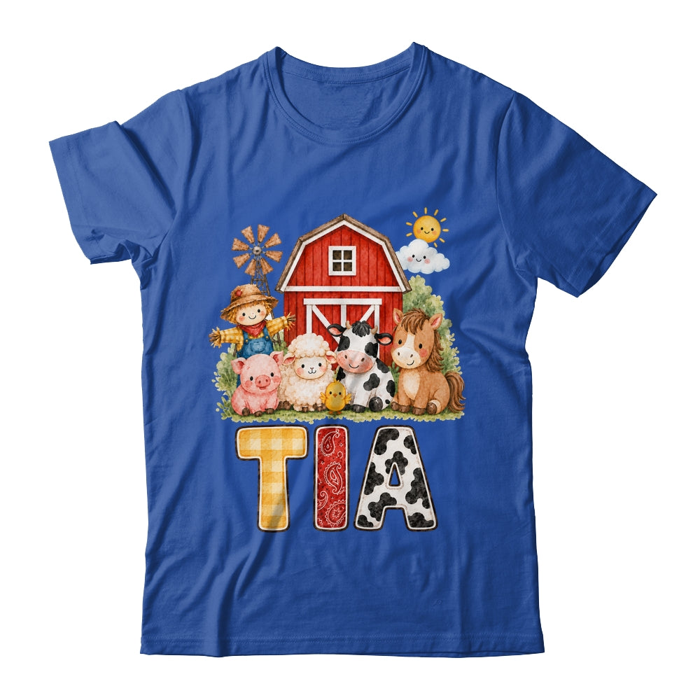 Tia Farm Cow 1St Birthday Girl Boy Matching Family Shirt & Hoodie | teecentury