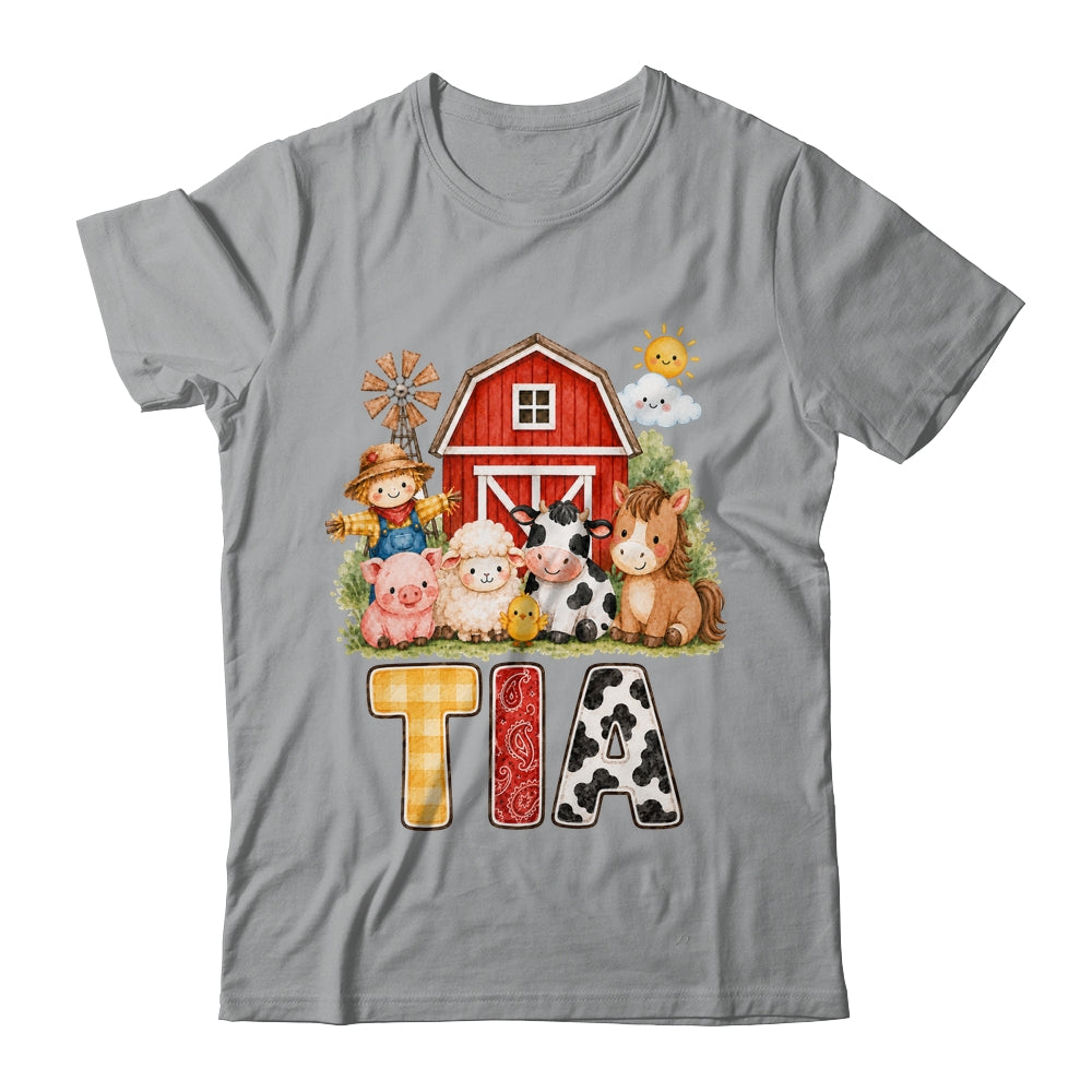 Tia Farm Cow 1St Birthday Girl Boy Matching Family Shirt & Hoodie | teecentury
