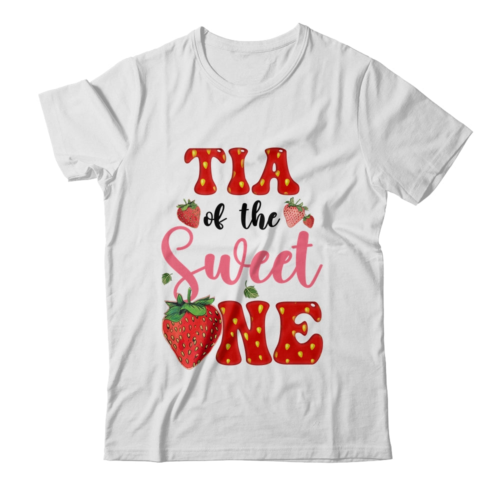 Tia Of Sweet One Strawberry Frist 1st Birthday Girl Shirt & Hoodie | teecentury