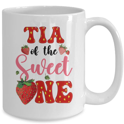 Tia Of Sweet One Strawberry Frist 1st Birthday Girl Mug | teecentury