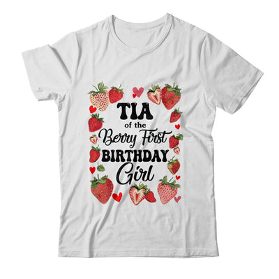 Tia Of The Berry First Birthday Girl Sweet One Strawberry Shirt & Hoodie | teecentury
