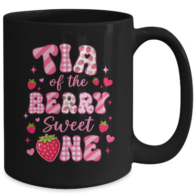Tia Of The Berry Sweet One Strawberry First Birthday Mug | teecentury