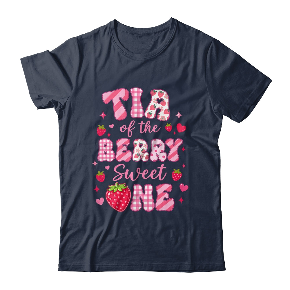 Tia Of The Berry Sweet One Strawberry First Birthday Shirt & Hoodie | teecentury