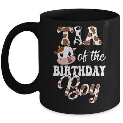 Tia Of The Birthday Boy Cow Farm 1st Birthday Boy Mug | teecentury