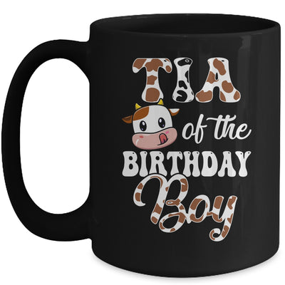 Tia Of The Birthday Boy Cow Farm 1st Birthday Boy Mug | teecentury