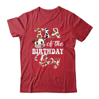 Tia Of The Birthday Boy Cow Farm 1st Birthday Boy Shirt & Hoodie | teecentury
