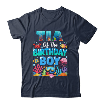 Tia Of The Birthday Boy Sea Animals Ocean Aquarium Shirt & Hoodie | teecentury