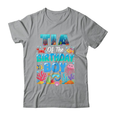 Tia Of The Birthday Boy Sea Animals Ocean Aquarium Shirt & Hoodie | teecentury