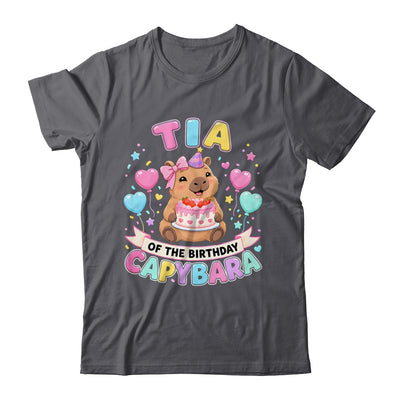 Tia Of The Birthday Capybara Birthday Girl Family Shirt & Hoodie | teecentury