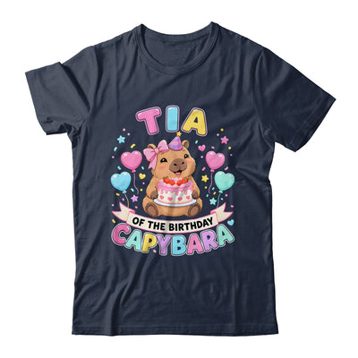 Tia Of The Birthday Capybara Birthday Girl Family Shirt & Hoodie | teecentury