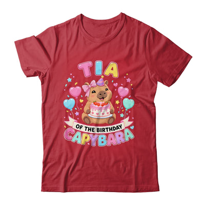 Tia Of The Birthday Capybara Birthday Girl Family Shirt & Hoodie | teecentury