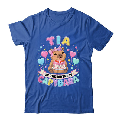 Tia Of The Birthday Capybara Birthday Girl Family Shirt & Hoodie | teecentury