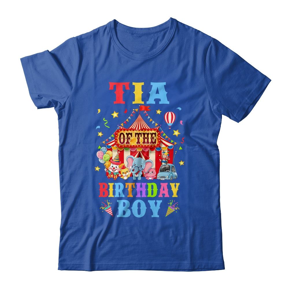 Tia Of The Birthday For Boy Circus Carnival Theme Party Shirt & Hoodie | teecentury