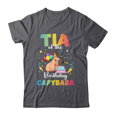Tia Of The Birthday Girl Capybara Bday Party Family Shirt & Hoodie | teecentury