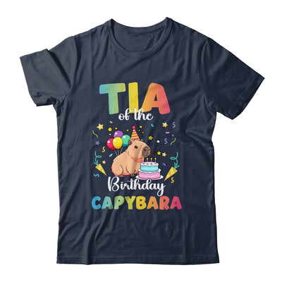 Tia Of The Birthday Girl Capybara Bday Party Family Shirt & Hoodie | teecentury