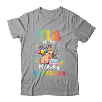 Tia Of The Birthday Girl Capybara Bday Party Family Shirt & Hoodie | teecentury