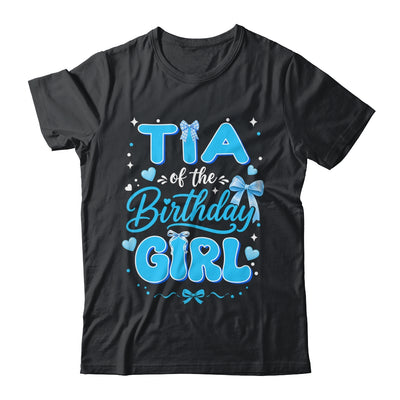 Tia Of The Birthday Girl Family Coquette Bow Blue Cute Shirt & Hoodie | teecentury