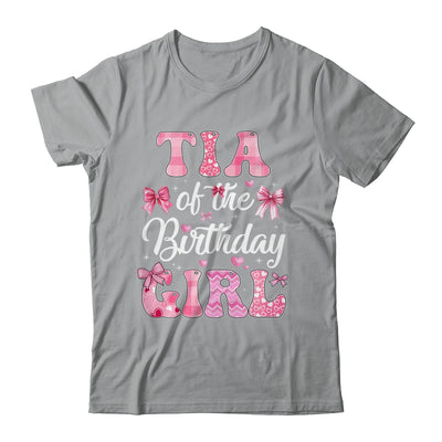 Tia Of The Birthday Girl Family Pink Coquette Bow Shirt & Hoodie | teecentury
