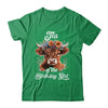 Tia Of The Birthday Girl Highland Cow Farm Family Shirt & Hoodie | teecentury