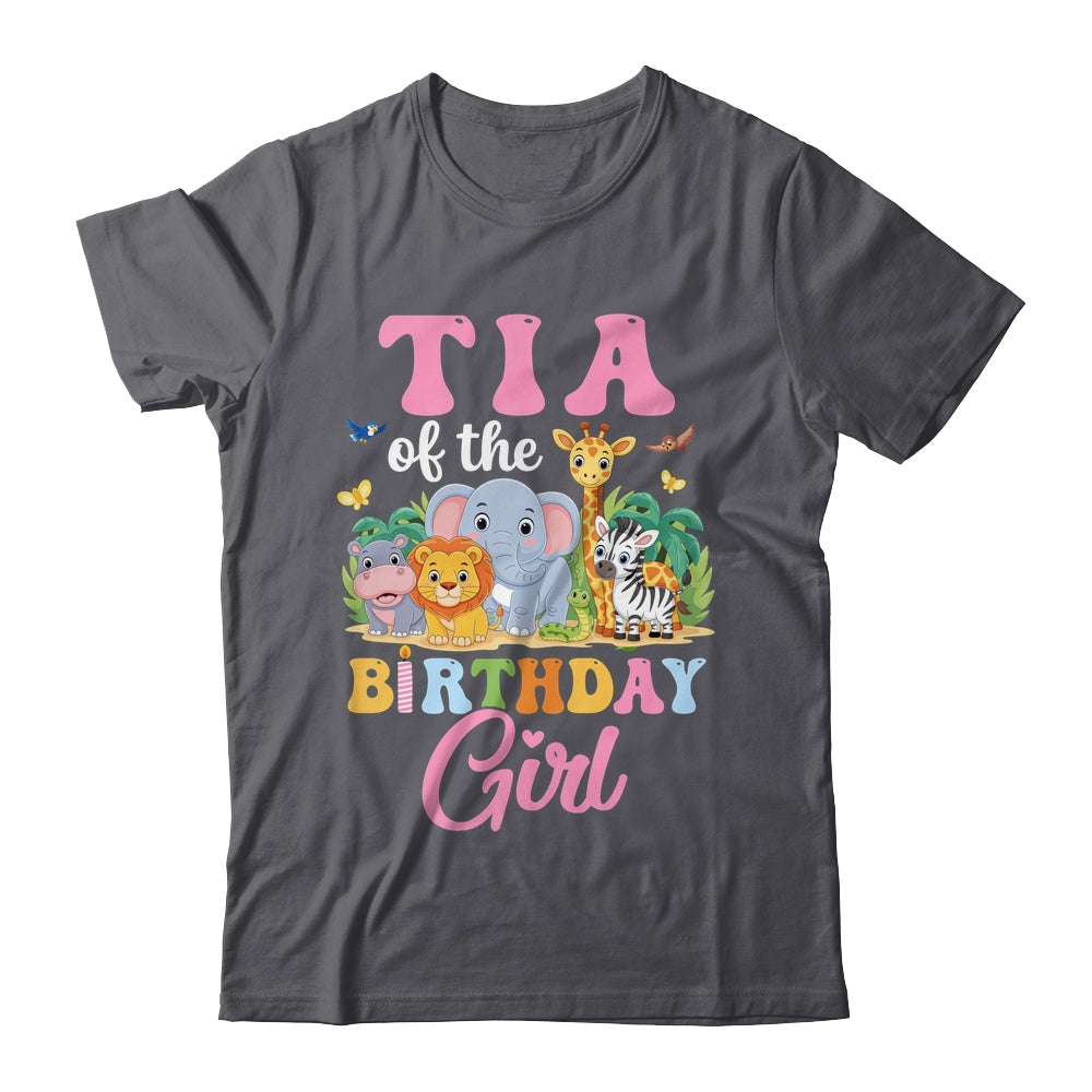 Tia Of The Birthday Girl Kids Safari Jungle Animal Shirt & Hoodie | teecentury
